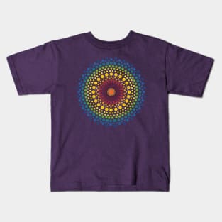 Rainbow Mandala Dotted Kids T-Shirt